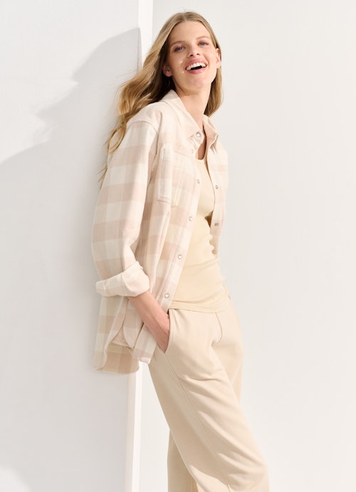 Loose Fit Jackets Shirt desert sand