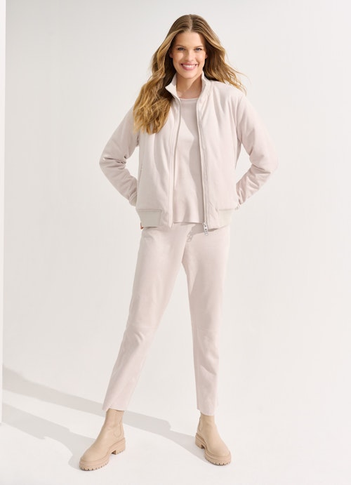 Regular Fit Jacken Tech Velour - Blouson eggshell