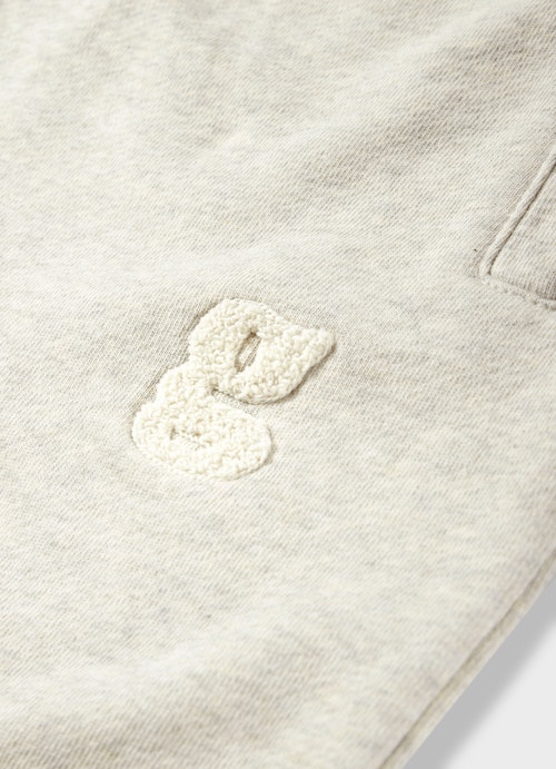 One Size Hosen Sweatpants stone grey mel.