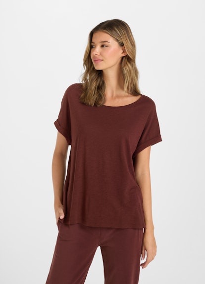 Coupe Boxy Fit T-shirts Boxy - T-shirt merlot