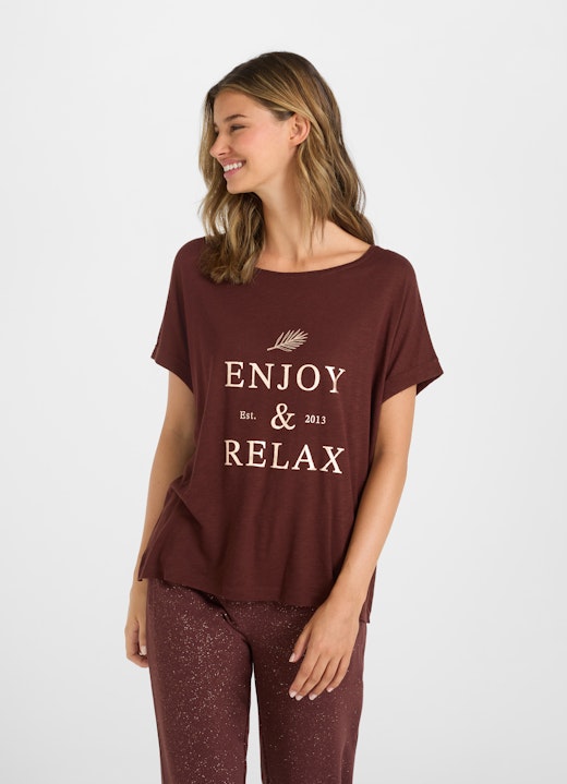 Boxy Fit T-Shirts Boxy - T-shirt merlot