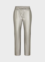 Regular Fit Hosen Tech Leather - Hose cacao metallic