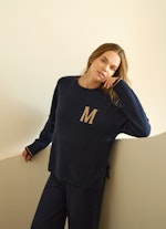 Regular Fit Knitwear Monaco Baby Wool Cashmere Sweater navy