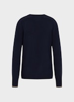 Coupe Regular Fit Maille Monaco Baby Wool Cashmere Sweater navy