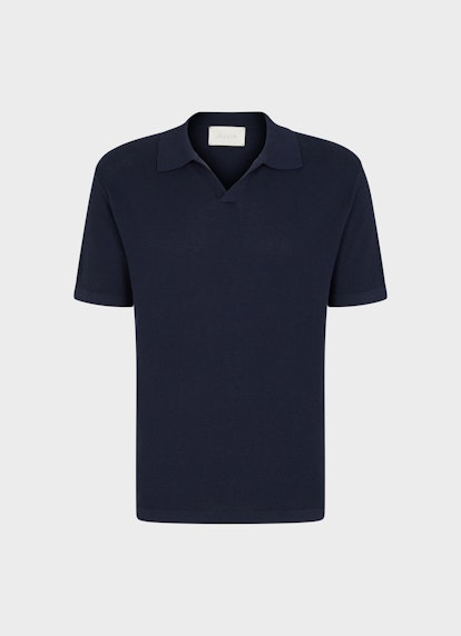 Regular Fit T-Shirts Doubleface - Polo Shirt navy