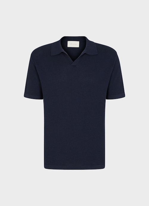 Regular Fit T-Shirts Doubleface - Polo Shirt navy