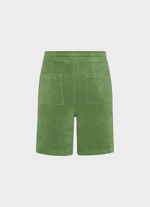 Slim Fit Shorts Terry cloth - Shorts jade green
