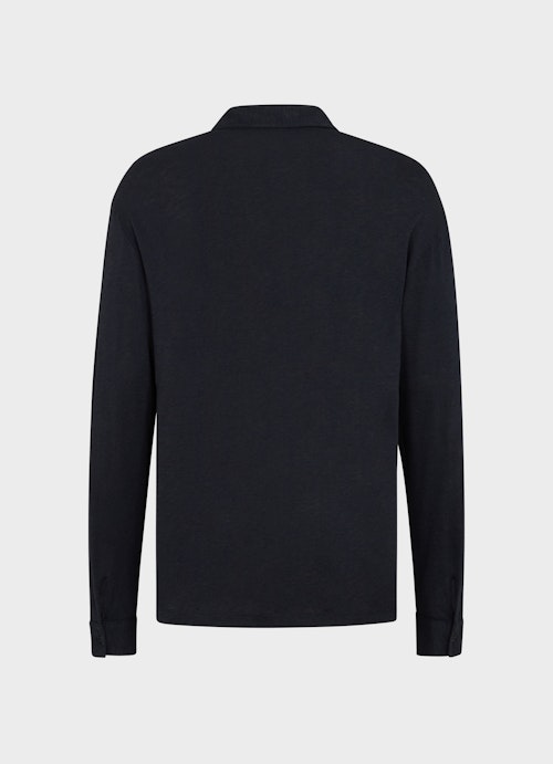 Regular Fit Longsleeves Polo Longsleeve navy