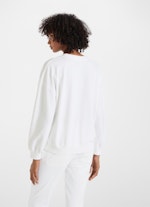 Oversized Fit Sweatshirts Sweatshirt mit Puffärmeln white