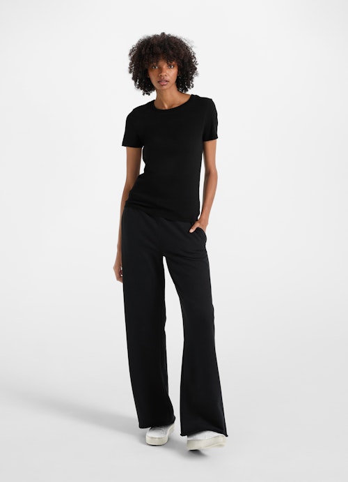 Coupe Wide Leg Fit Pantalons Wide Leg Fit - Sweatpants black