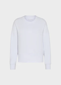 Coupe Loose Fit Sweat-shirts Sweatshirt white
