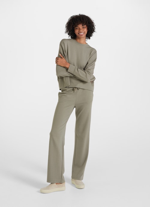 Casual Fit Pants Wide Leg Fit - Sweatpants moon rock