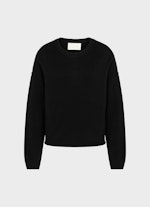 Oversized Fit Knitwear Cashmere Blend - Pullover black