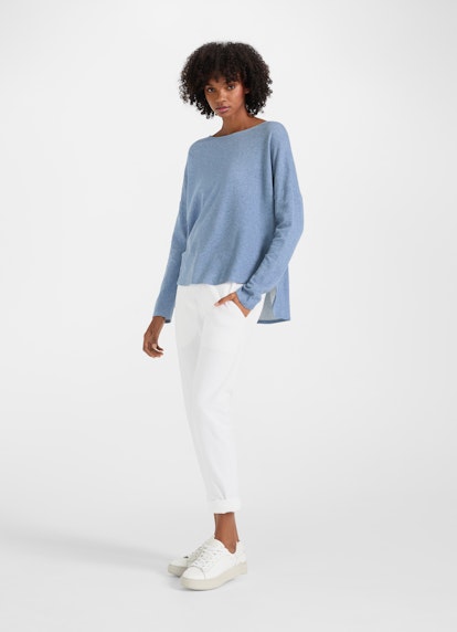 Loose Fit Sweaters Cashmix - Sweater denim melange