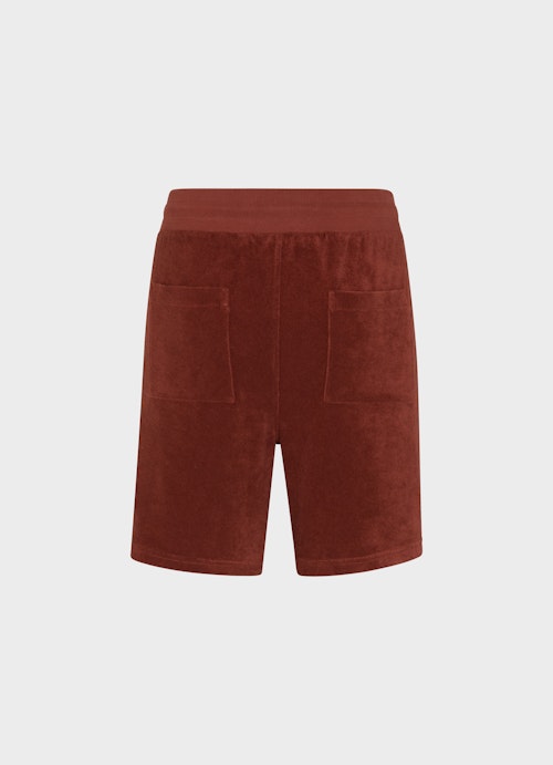 Slim Fit Bermudas Frottee - Bermudas chestnut