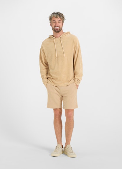 Slim Fit Shorts Frottee - Shorts camel