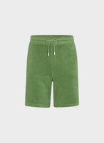 Slim Fit Shorts Frottee - Shorts jade green