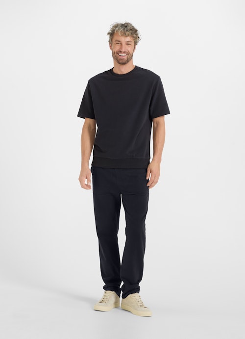 Casual Fit Sweater Kurzarm -  Sweater navy