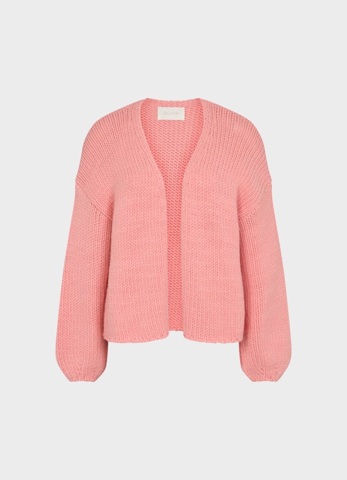 Loose Fit Knitwear Knit - Cardigan fresh salmon