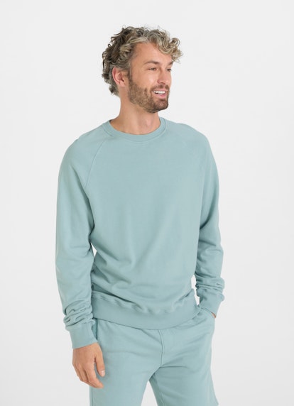 Casual Fit Sweater Sweatshirt slate green