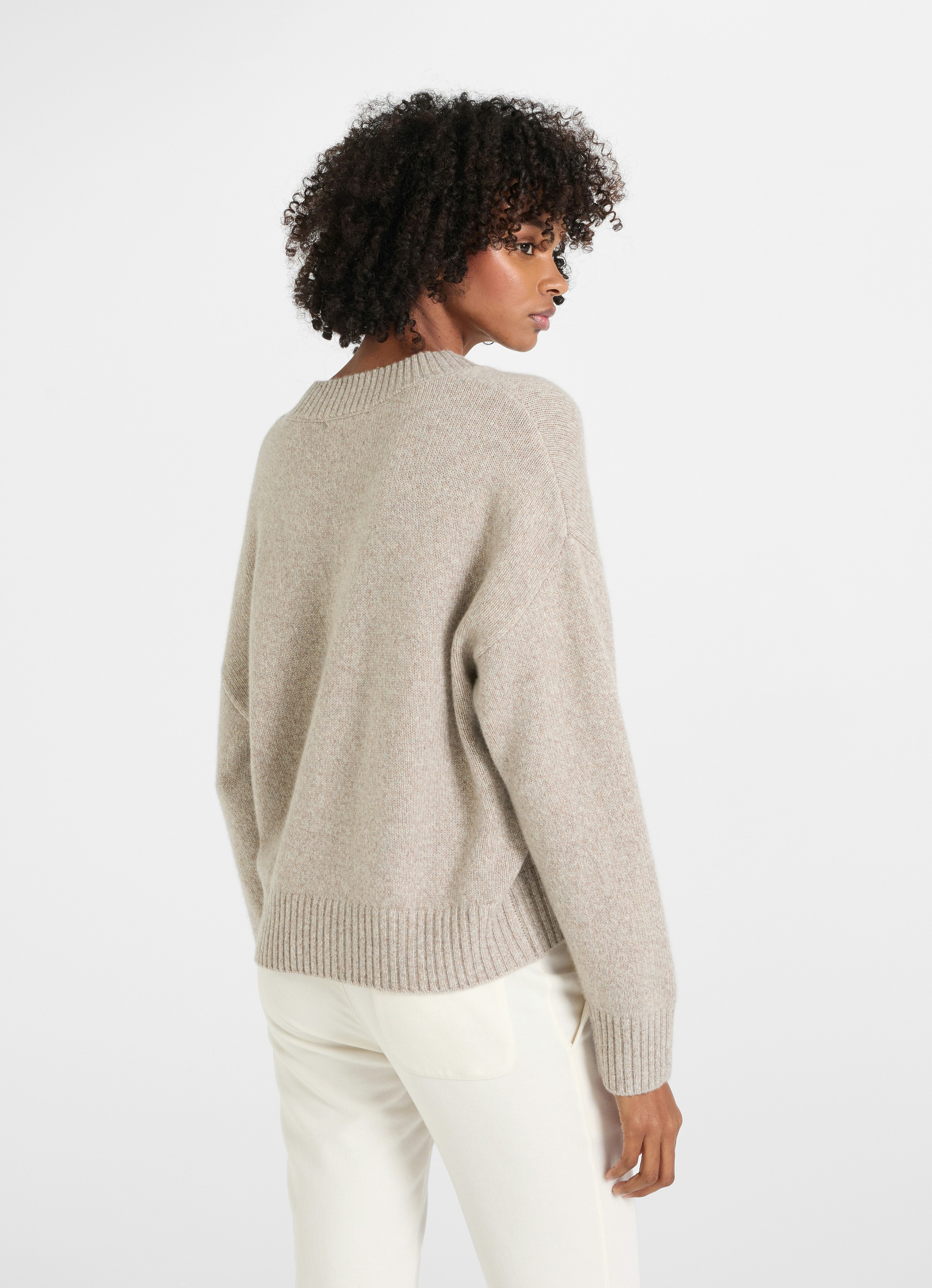 Fancy Cashmere Blend Pullover herlipto Fancy Cashmere Blend