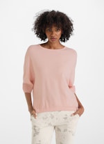 Oversized Fit Strick Cashmere Blend - Pullover pale pink