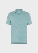 Regular Fit T-Shirts Frottee - Poloshirt slate green