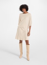 Oversized Fit Strick Cashmere Blend - Pullover almond milk