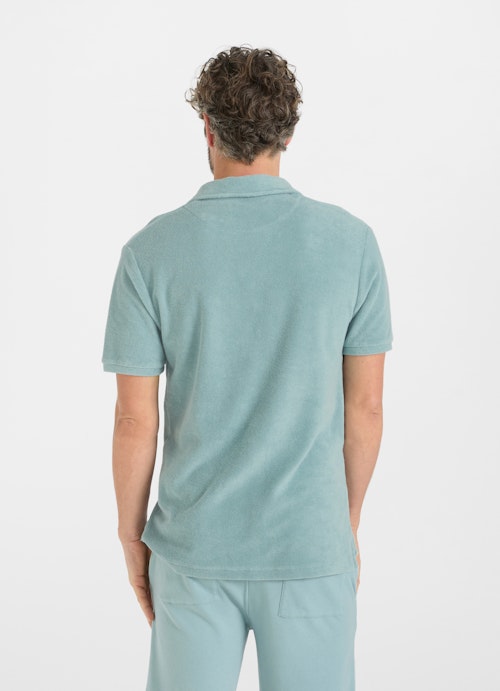 Regular Fit T-shirts Terry cloth - Poloshirt slate green