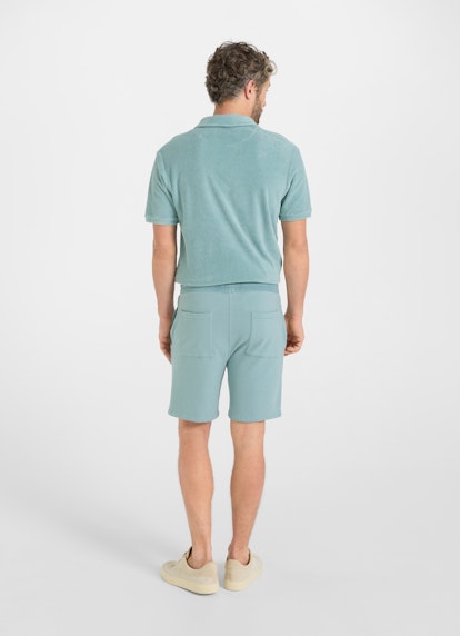 Slim Fit Shorts Frottee - Shorts slate green