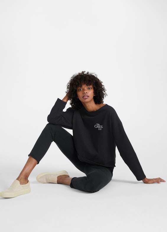 Regular Fit Sweatshirts Sweatshirt black