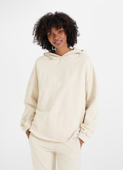 Oversized Fit Sweatshirts Hoodie almond milk