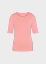 Slim Fit T-Shirts Jersey Modal - T-Shirt fresh salmon