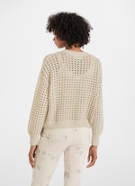 Casual Fit Strick Lockstrick - Pullover almond milk