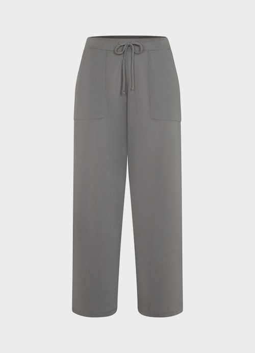 Wide Leg Fit Hosen Nightwear - Hose ash grey