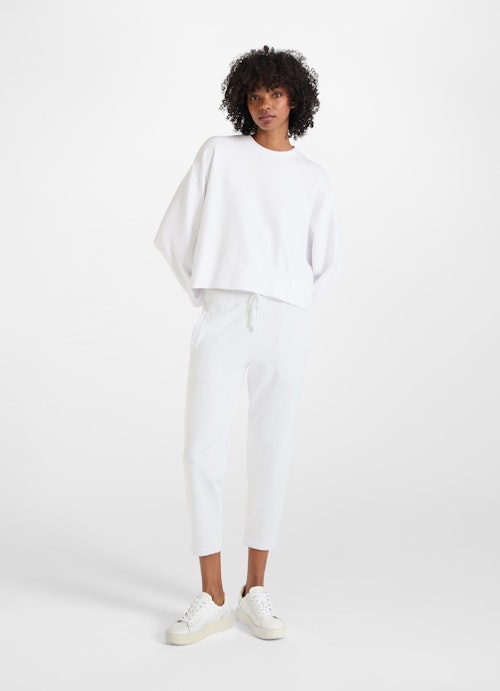Coupe Loose Fit Sweat-shirts Sweatshirt white