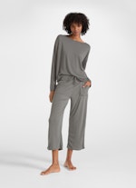 Wide Leg Fit Hosen Nightwear - Hose ash grey