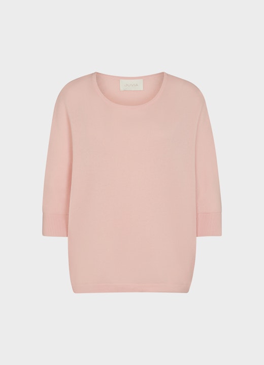 Oversized Fit Strick Cashmere Blend - Pullover pale pink