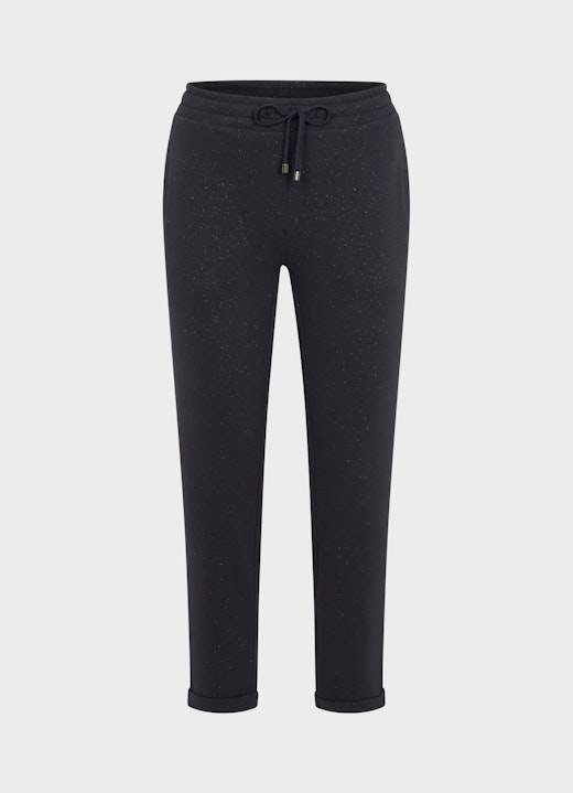 Casual Fit Hosen Casual Fit - Sweatpants navy glitter