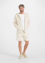 Regular Fit Jacken Hoodie - Sweatjacke eggshell