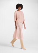 Loose Fit Röcke Satin - Rock pale pink