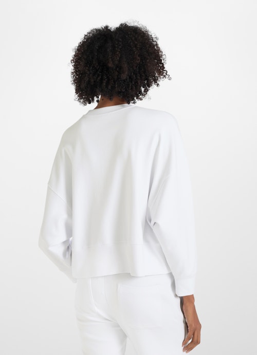 Coupe Loose Fit Sweat-shirts Sweatshirt white