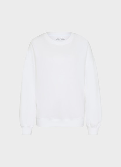 Oversized Fit Sweatshirts Sweatshirt mit Puffärmeln white