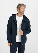 Regular Fit Jacken Tech Leather - Jacke navy