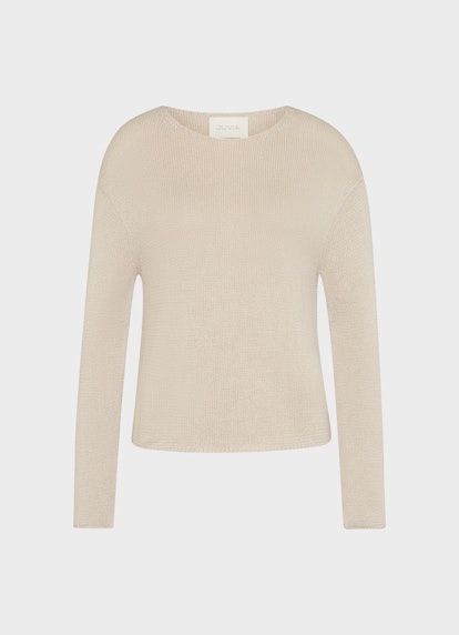 Regular Fit Pullover Viskose Blend - Sweater almond milk