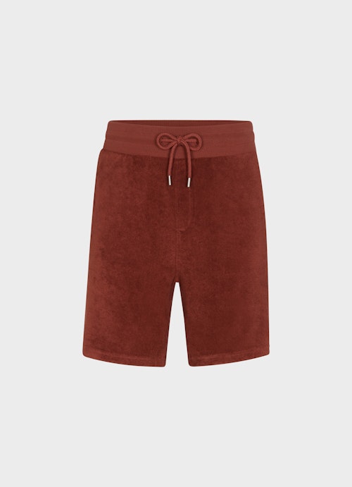 Slim Fit Bermudas Frottee - Bermudas chestnut