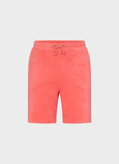 Slim Fit Shorts Frottee - Shorts fiery pink