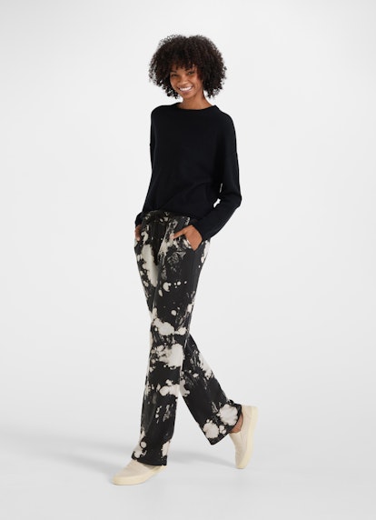 Leggings Sweatshirts Wide Leg Fit - Sweatpants black-almond milk