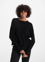 Oversized Fit Knitwear Cashmere Blend - Pullover black