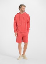 Casual Fit Sweater Frottee - Hoodie fiery pink